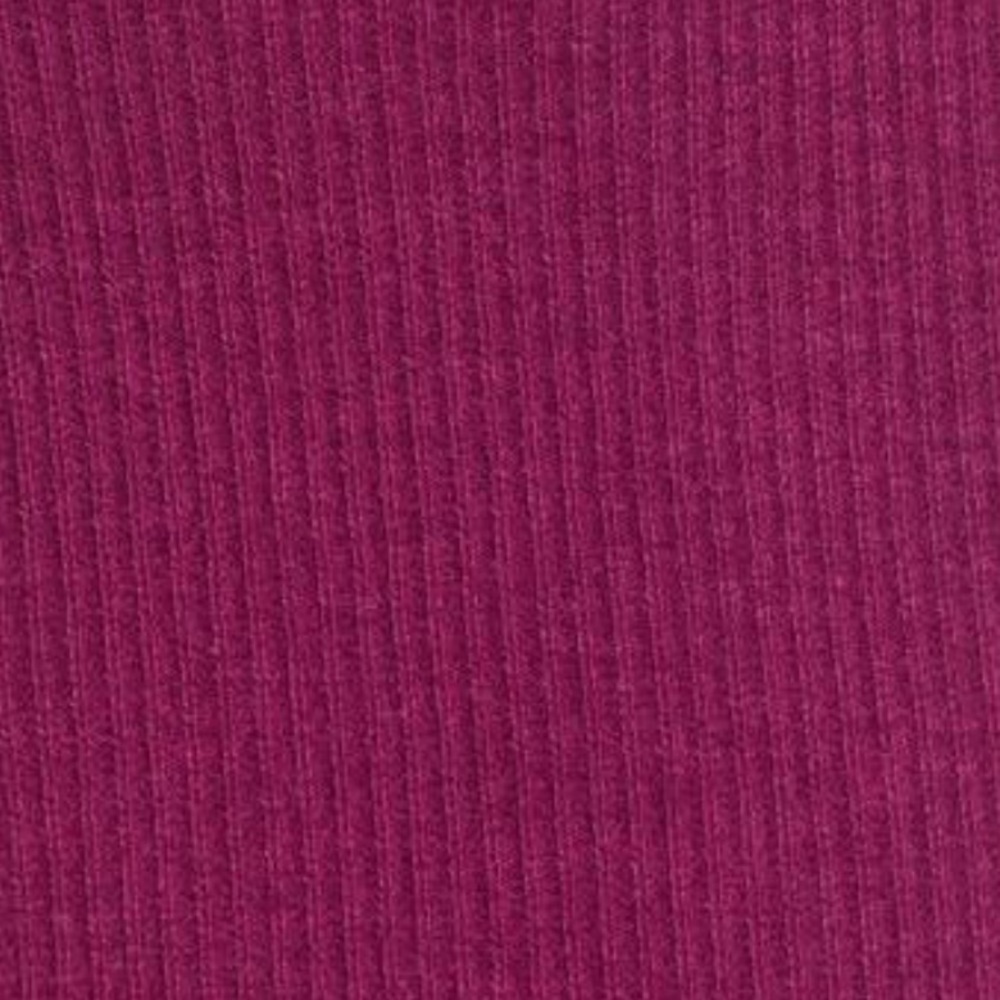 Angie | High Rise Ribbed Crop Magenta Pants - Picture 5 of 7